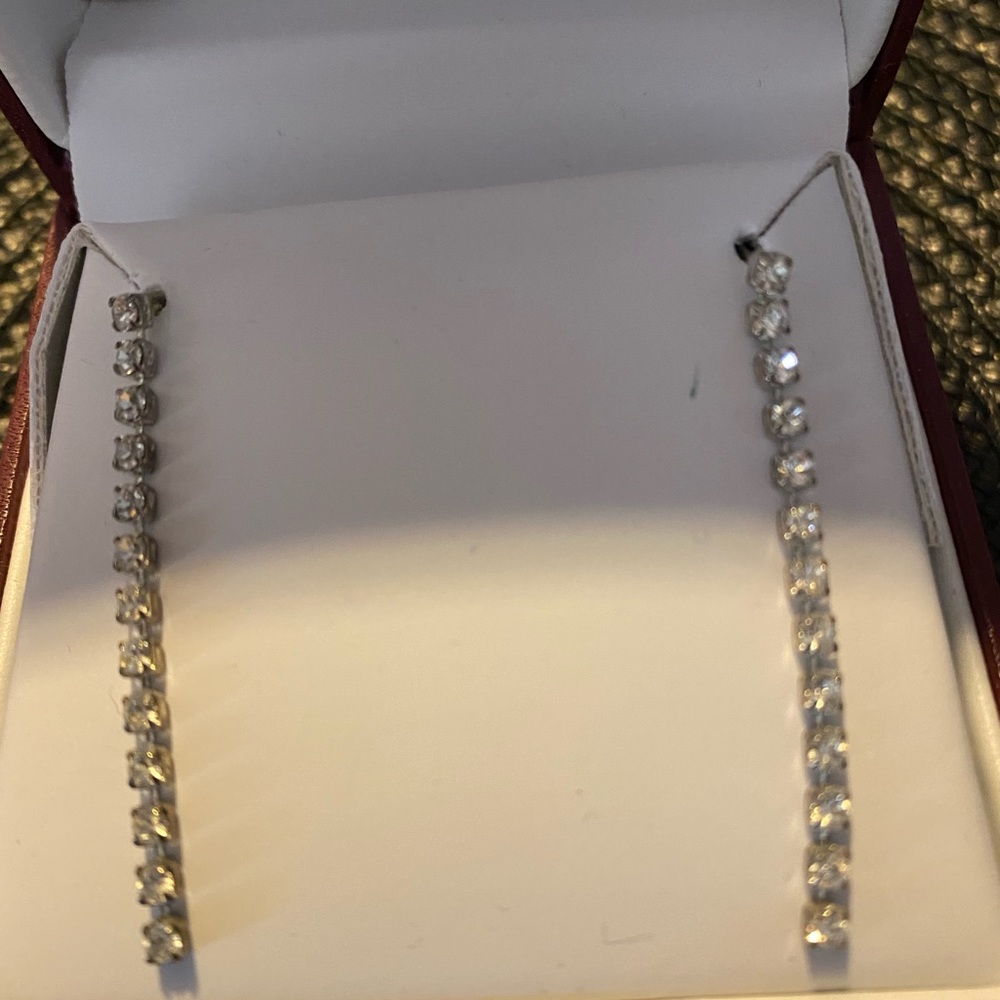 Rhinestone earrings